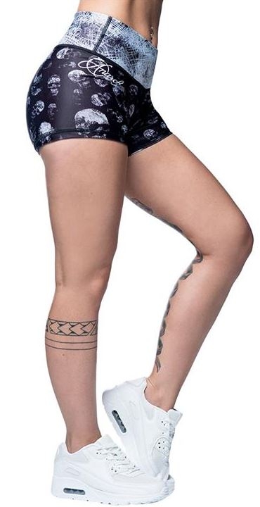 Anarchy Apparel Missfit Hot Pants - Black/White