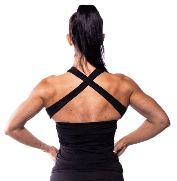 Fitnessvictim Women Cross Neckholder Tank