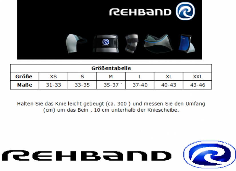 Rehband RX Kniebandage 5mm Rot
