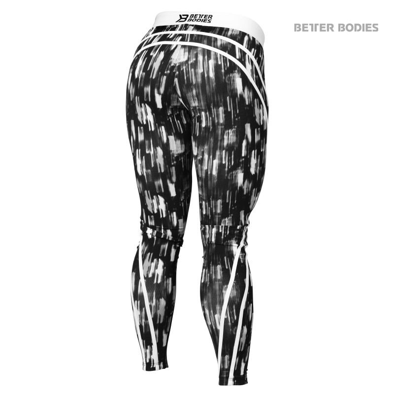 Better Bodies Manhattan Tights - Black White