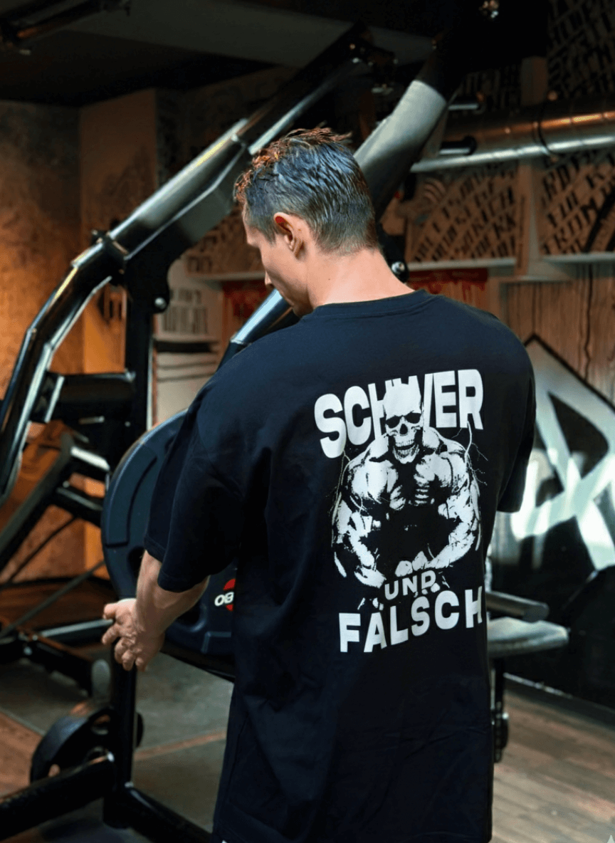 Schwer und falsch (Backprint) Oversize Blast