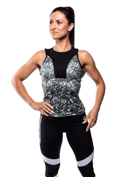 Fitnessvictim Women Camou Tank