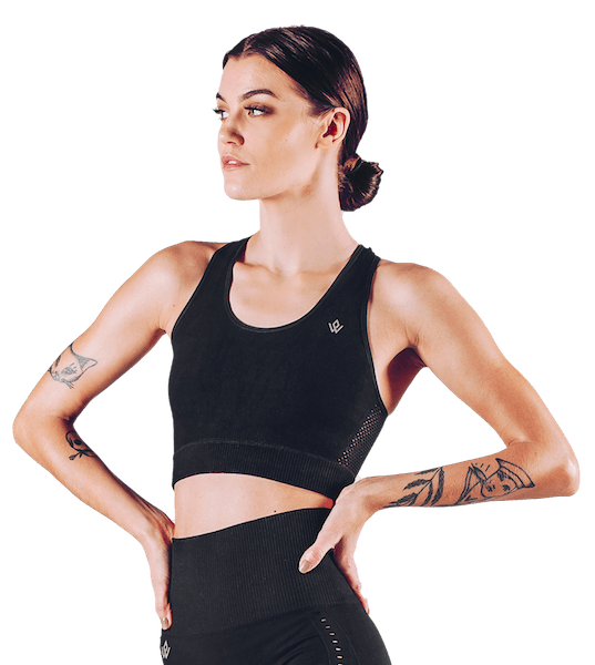 Workout Empire Sculpt Bra - Obsidian Schwarz