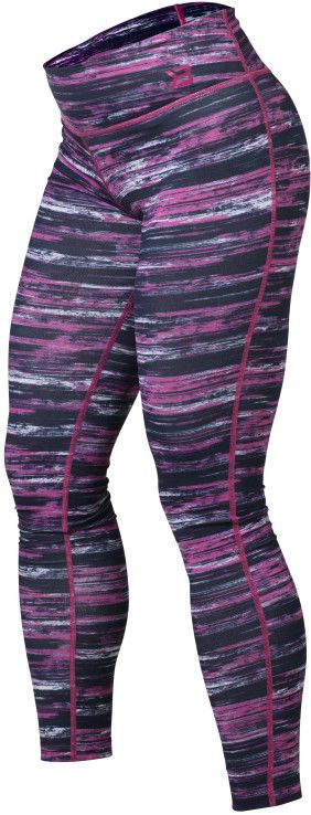 Better Bodies Printed Tights - Black Pink