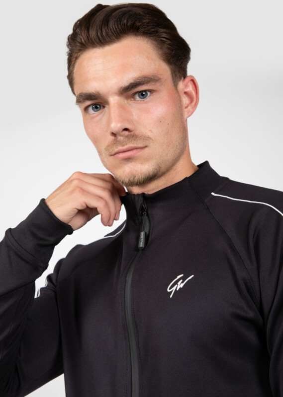 Gorilla Wear Wenden Track Jacket - Schwarz Weiß