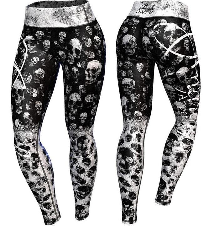 Anarchy Apparel Missfit Leggings - Black/White