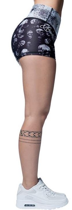 Anarchy Apparel Missfit Hot Pants - Black/White