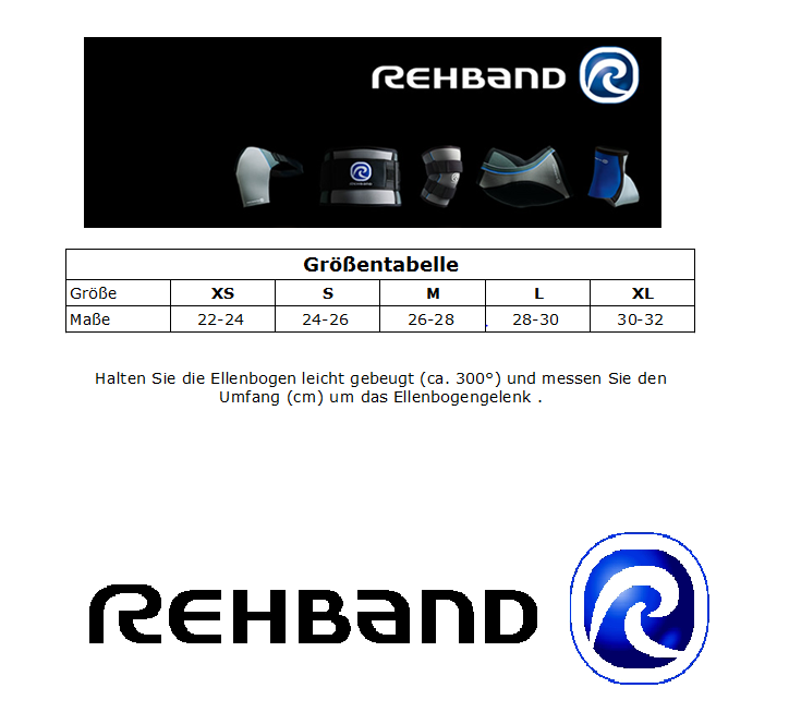 Rehband RX Ellenbogenbandage 5mm schwarz/camo