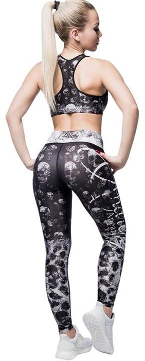 Anarchy Apparel Missfit Sports Bra - Black/White
