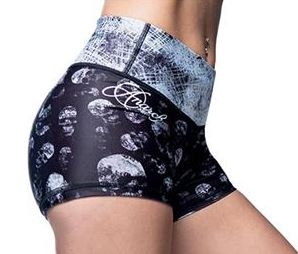 Anarchy Apparel Missfit Hot Pants - Black/White