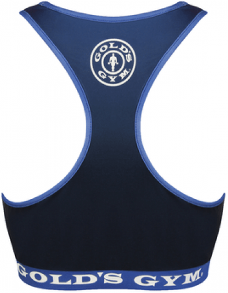 Golds Gym Sublimated Crop Top Navy