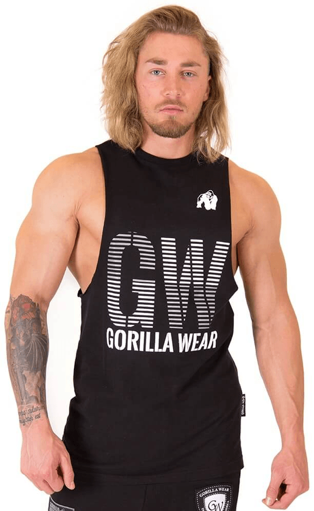 Gorilla Wear Dakota Sleeveless T-Shirt - Schwarz
