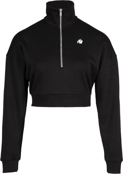 Gorilla Wear Ocala Cropped Half-Zip Sweatshirt