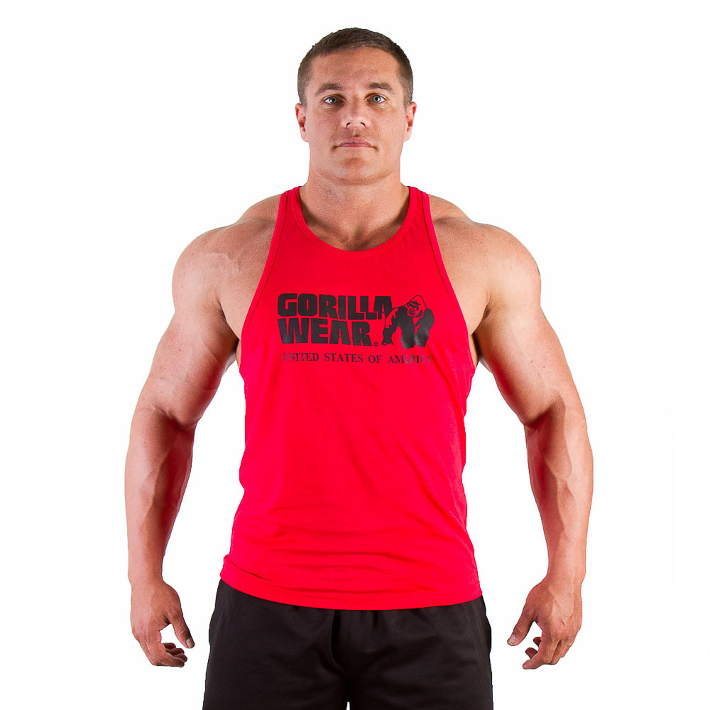 Gorilla Wear Classic Tank Top - Tango Red