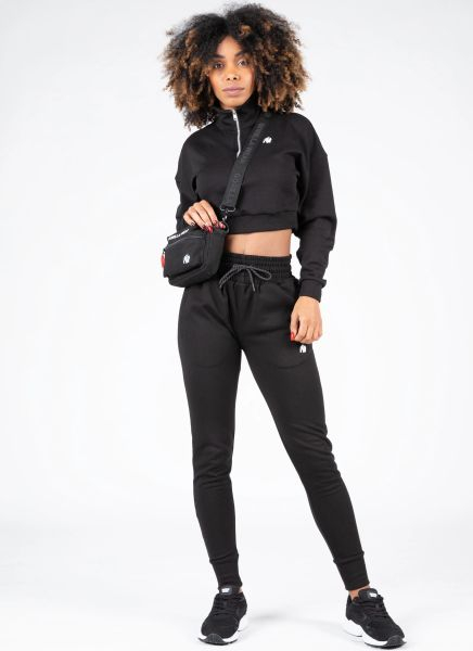 Gorilla Wear Ocala Cropped Half-Zip Sweatshirt