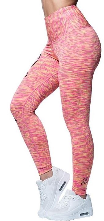 Anarchy Apparel Cushy Leggings - Pink/Gelb