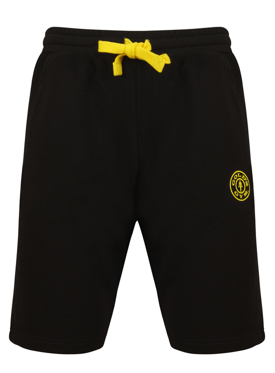 Golds Gym Logo Sweat Shorts - Schwarz