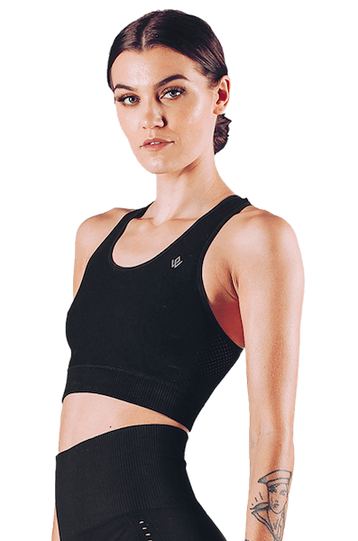 Workout Empire Sculpt Bra - Obsidian Schwarz