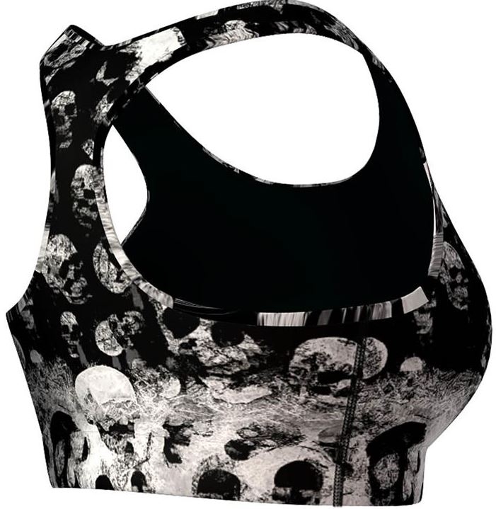 Anarchy Apparel Missfit Sports Bra - Black/White