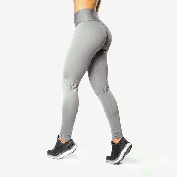 S-Shaped Leggings SARA Premium High Compression - Silver Grey
