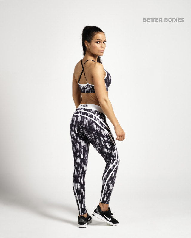Better Bodies Manhattan Tights - Black White