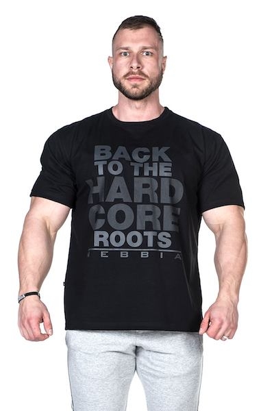 Nebbia Männer Hardcore T-Shirt - Schwarz