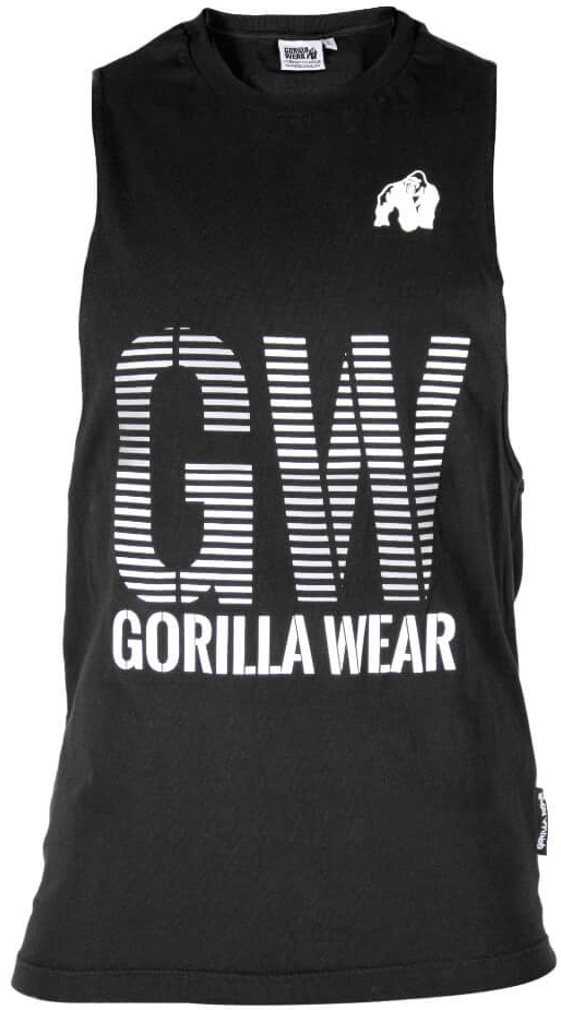 Gorilla Wear Dakota Sleeveless T-Shirt - Schwarz