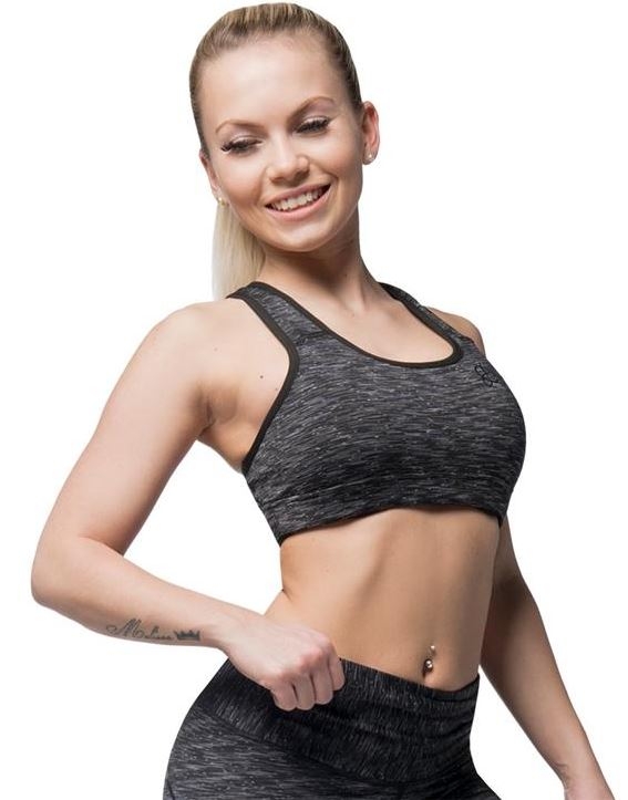 Anarchy Apparel Cushy Sports Bra - Grau