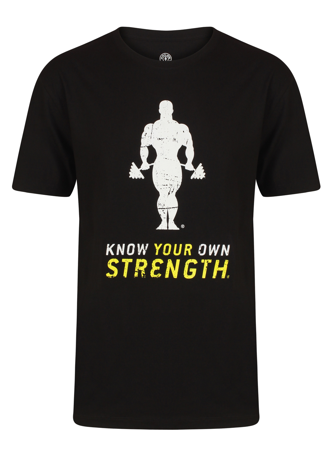 Golds Gym Premium Crew Neck T-Shirt - Black