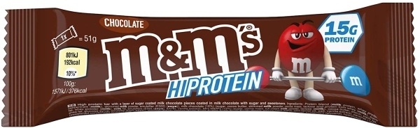 M&M's Hi Protein Bar - 51g Riegel