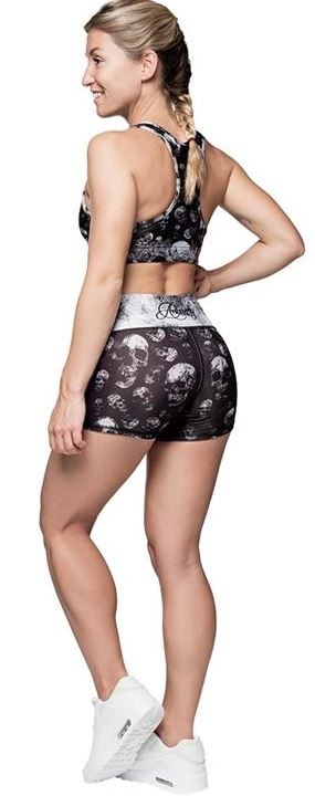 Anarchy Apparel Missfit Hot Pants - Black/White