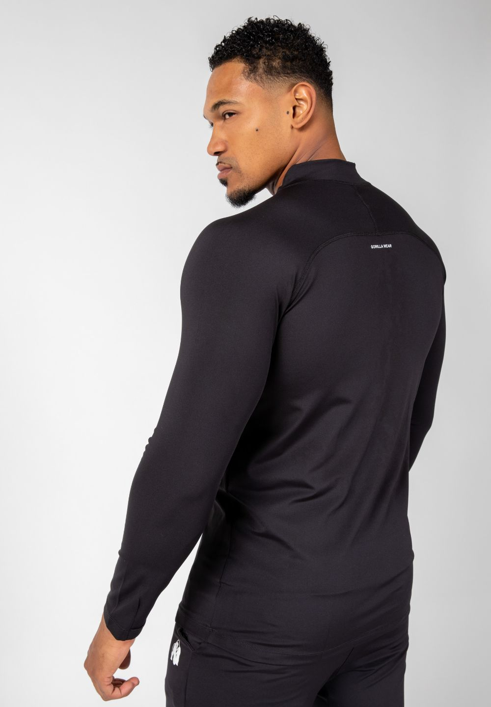 Gorilla Wear Hamilton Hybrid Longsleeve - Schwarz