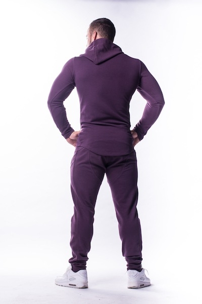 Nebbia Männer AW Hoodie - Burgundy
