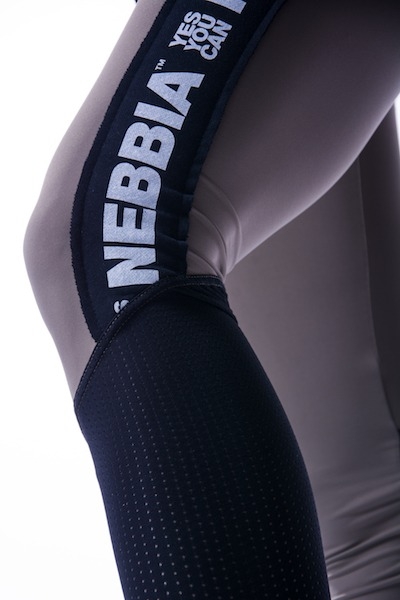 Nebbia High Waist Mesh Leggings - Mocha