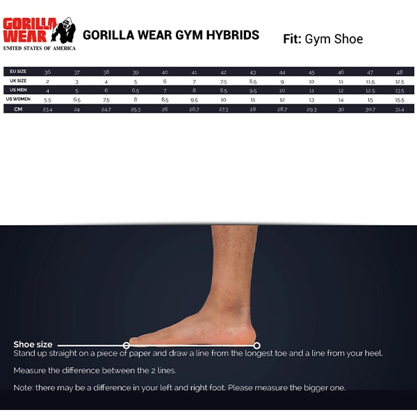 Gorilla Wear Gym Hybrids - Weiß