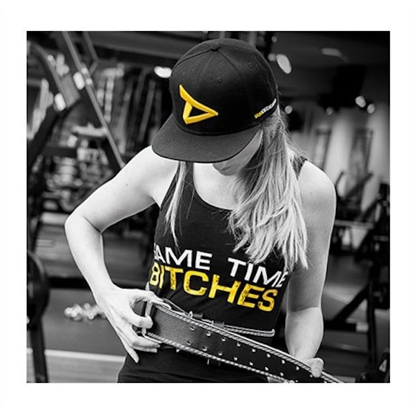Dedicated Nutrition Women Stringer 'Game Time Bitches' - Yellow Black