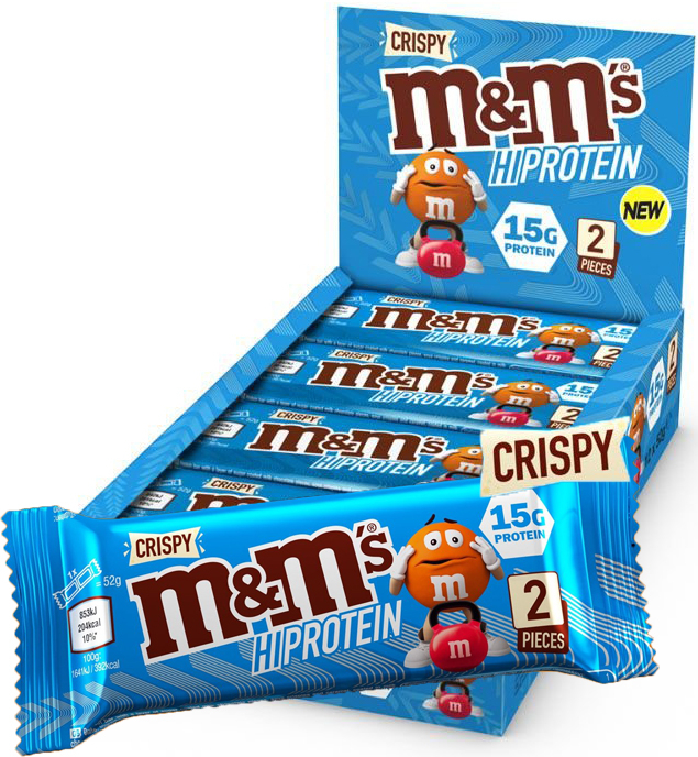 M&Ms Crispy High Protein Bar