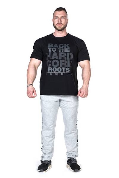 Nebbia Männer Hardcore T-Shirt - Schwarz