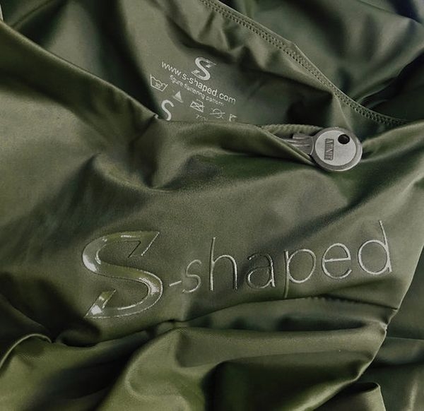 S-shaped Leggings SARA Premium Medium Compression - Olive