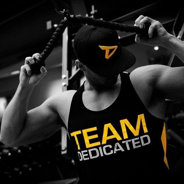 Dedicated Nutrition Stringer Team Dedicated - Yellow Black