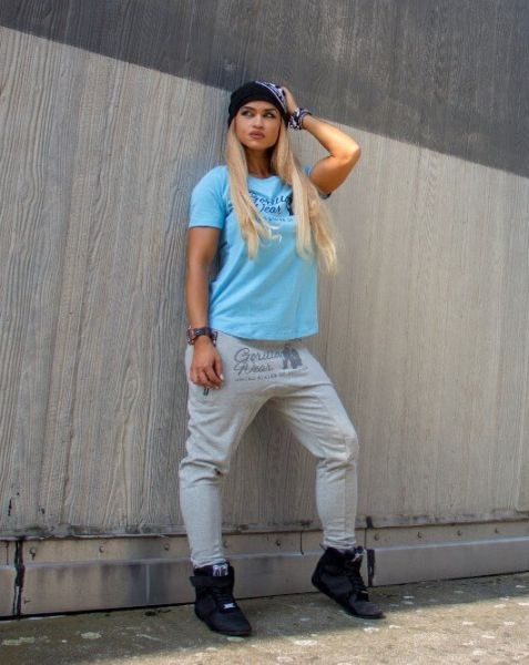 Gorilla Wear Celina Drop Crotch Joggers - Schwarz