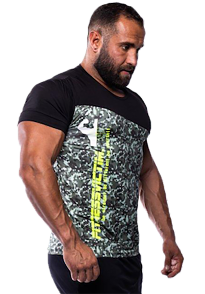 Fitnessvictim Men Camou Shirt