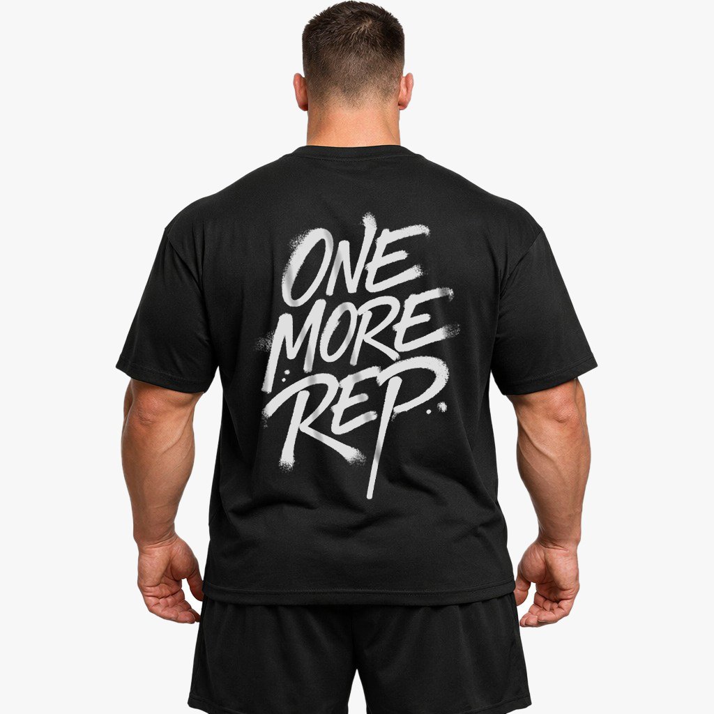 One More Rep Tag (Backprint) Oversized Shirt