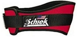 Schiek Sports Gewichthebergürtel - Rot