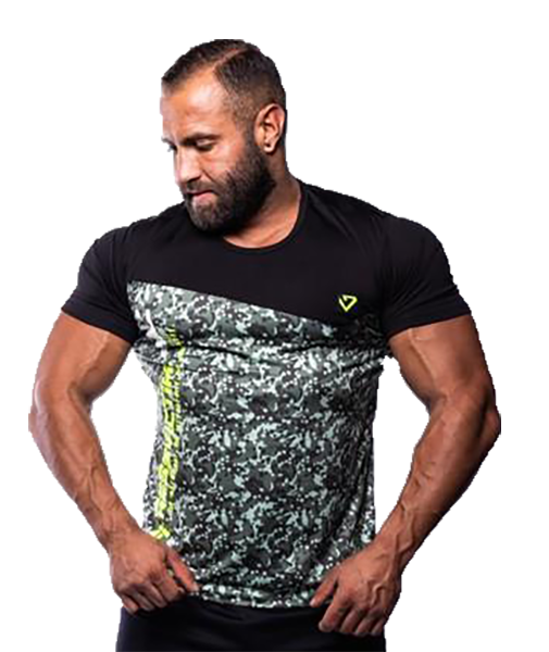 Fitnessvictim Men Camou Shirt