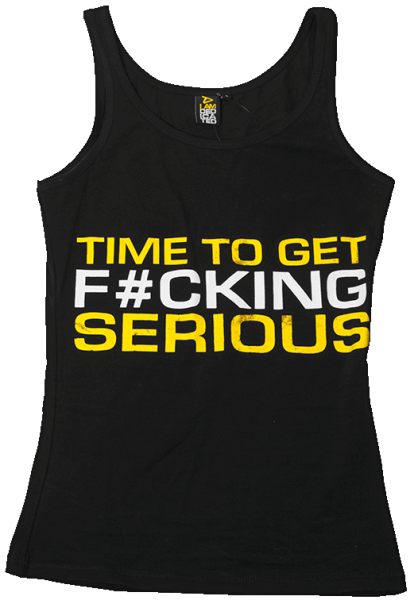 Dedicated Nutrition Women Stringer Time To Get Serious
