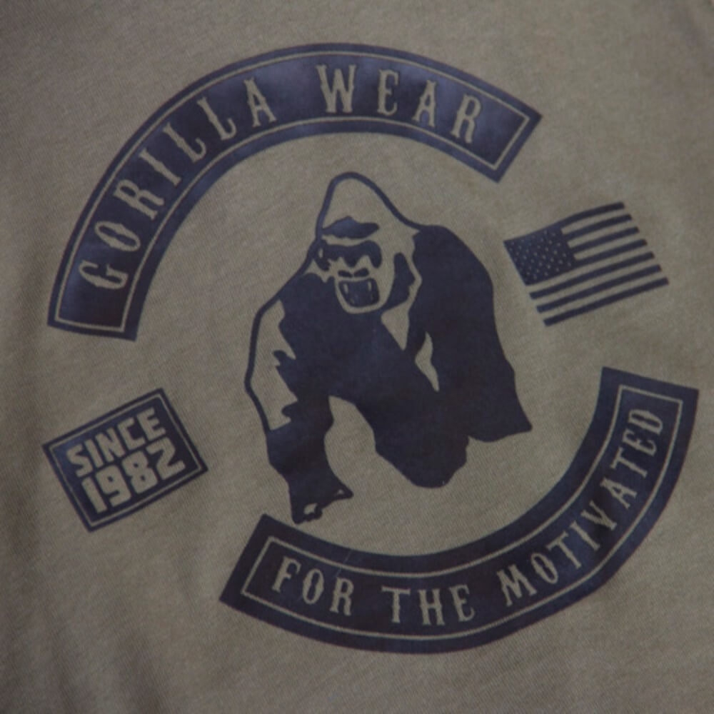 Gorilla Wear Lawrence Hooded Tank Top - Army Green