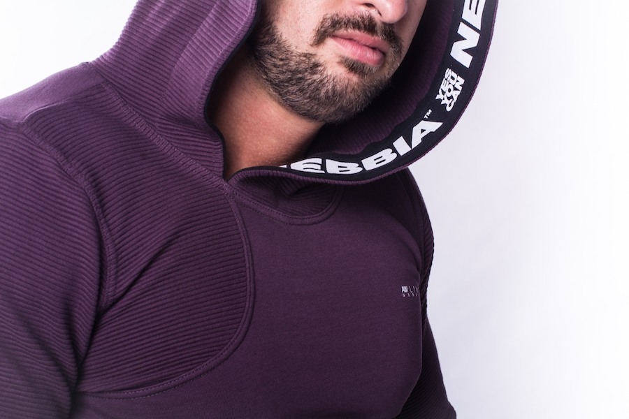 Nebbia Männer AW Hoodie - Burgundy