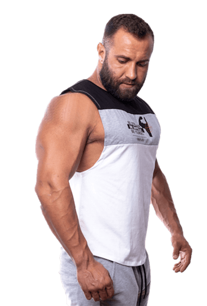 Fitnessvictim Men Casual Logo Tank