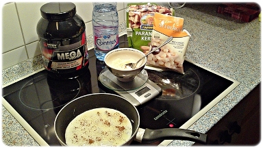 Bodybuilder Nahrung